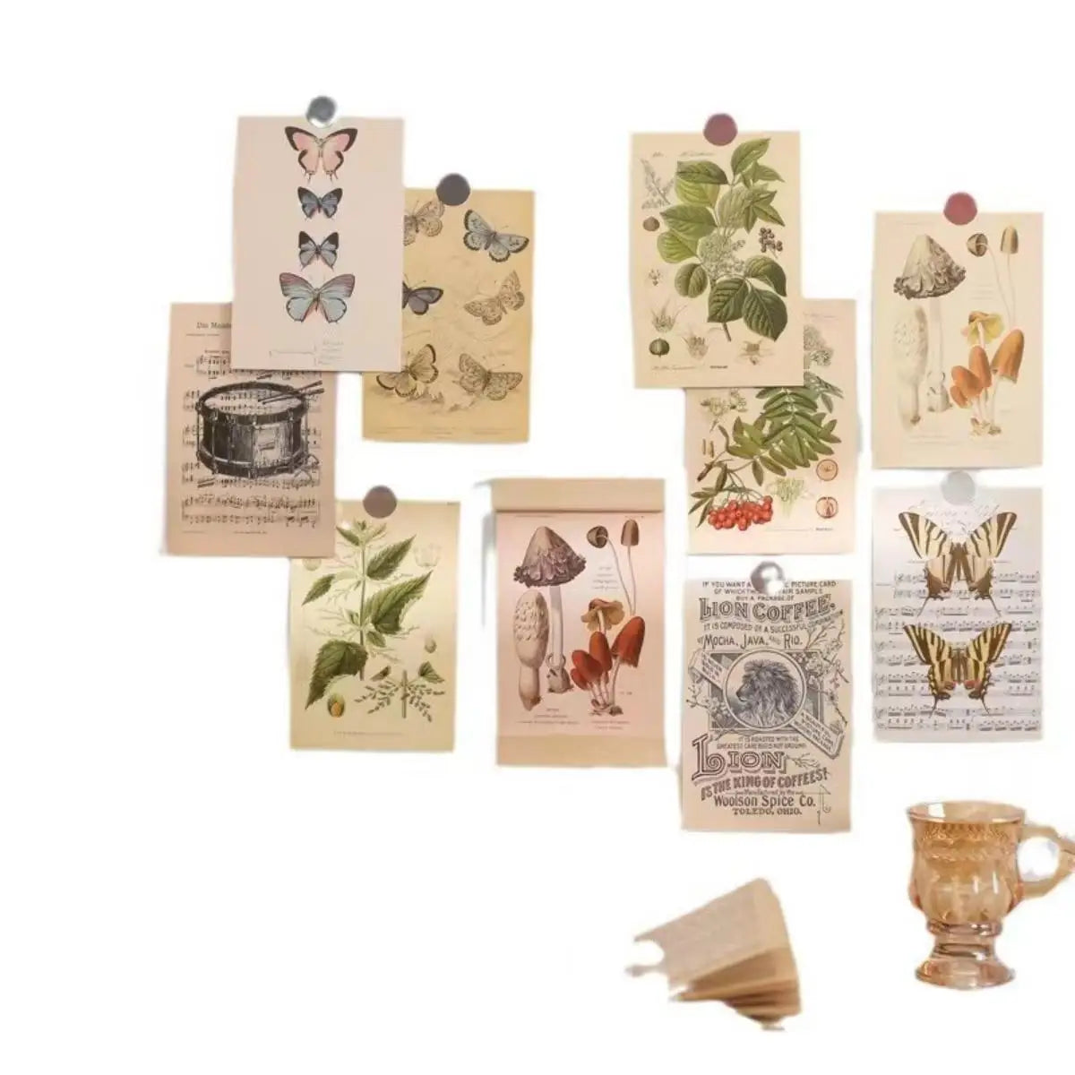 Vintage Spring Forest Collage Kit