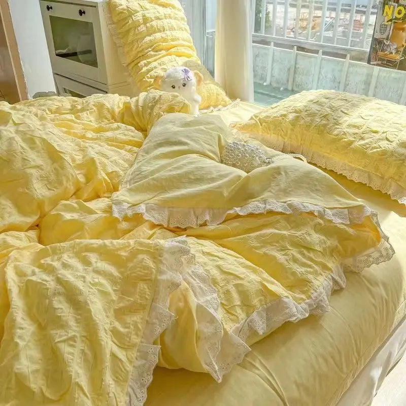 Korean Princess Bedding Set (Summer Style)