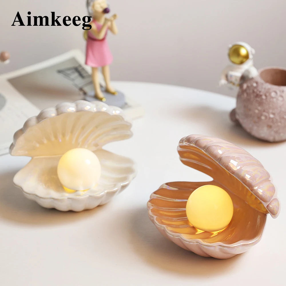 Ceramic Pearl Lamp