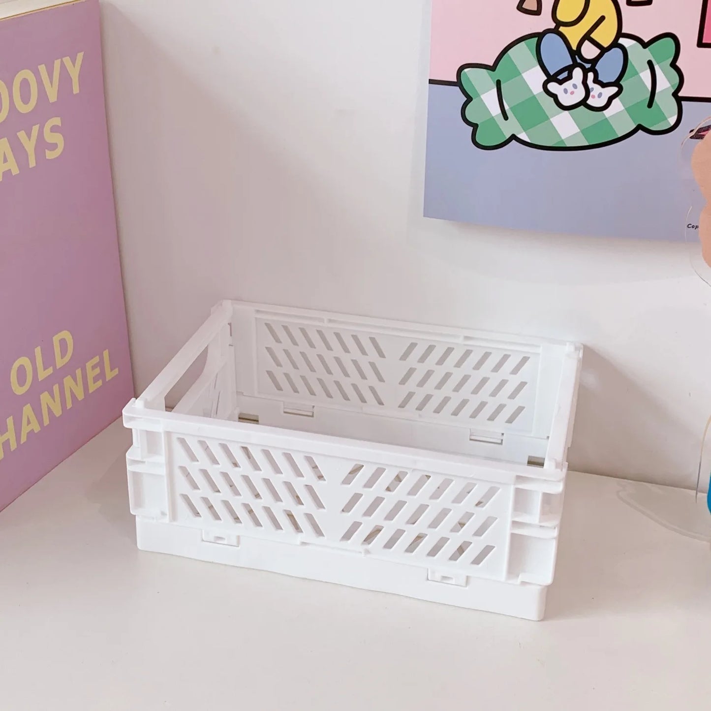Mini Pastel Storage Crates