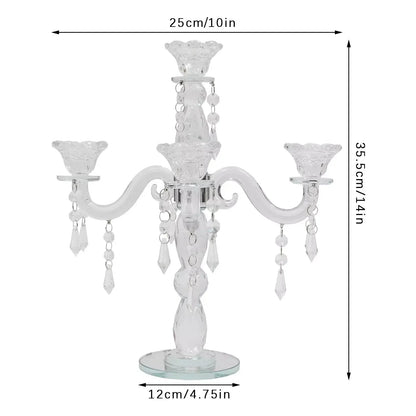 Crystal Candle Centerpiece