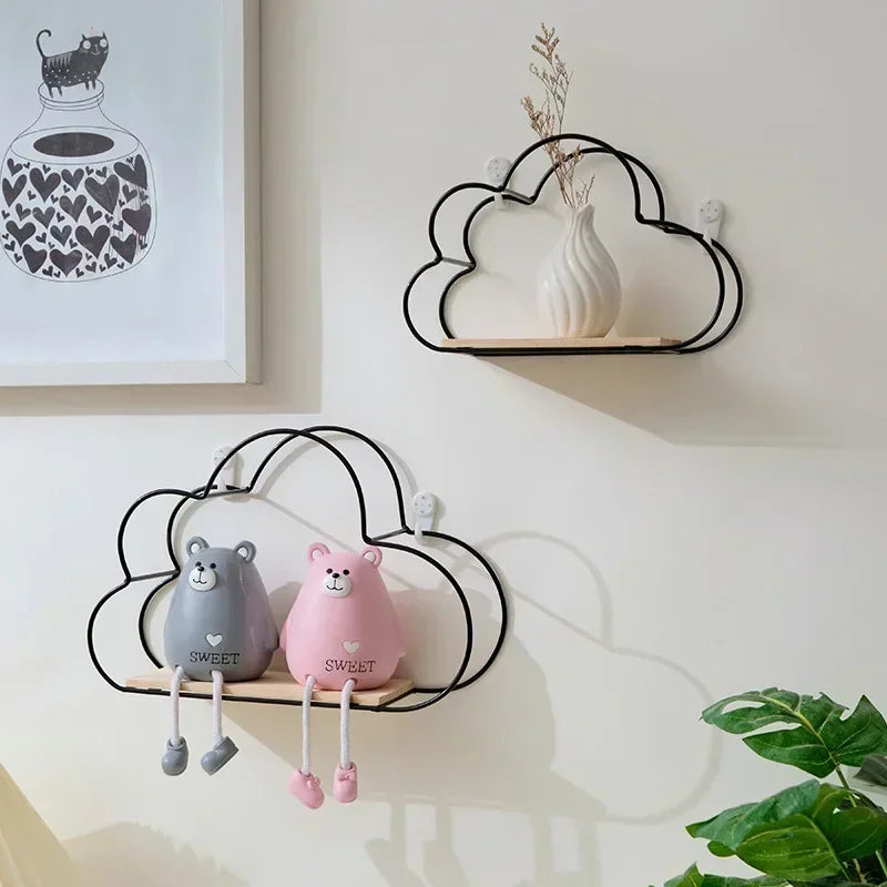 Iron Cloud Wall Shelf