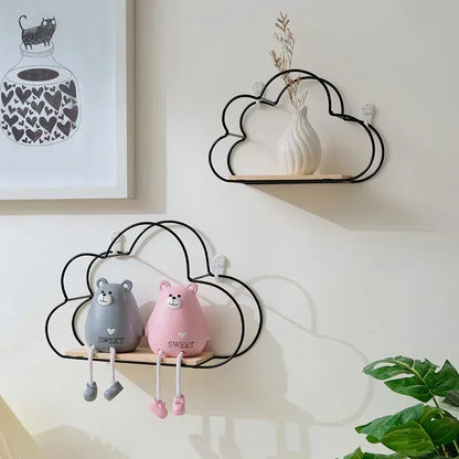 Iron Cloud Wall Shelf