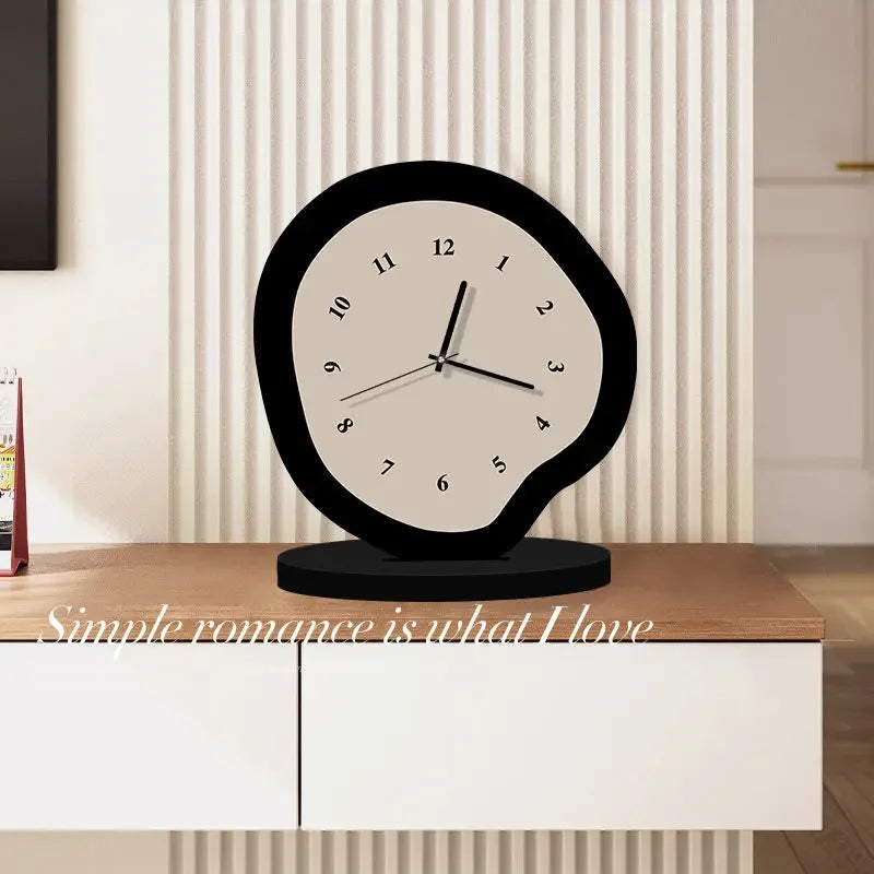 Cream Style Desktop Clock