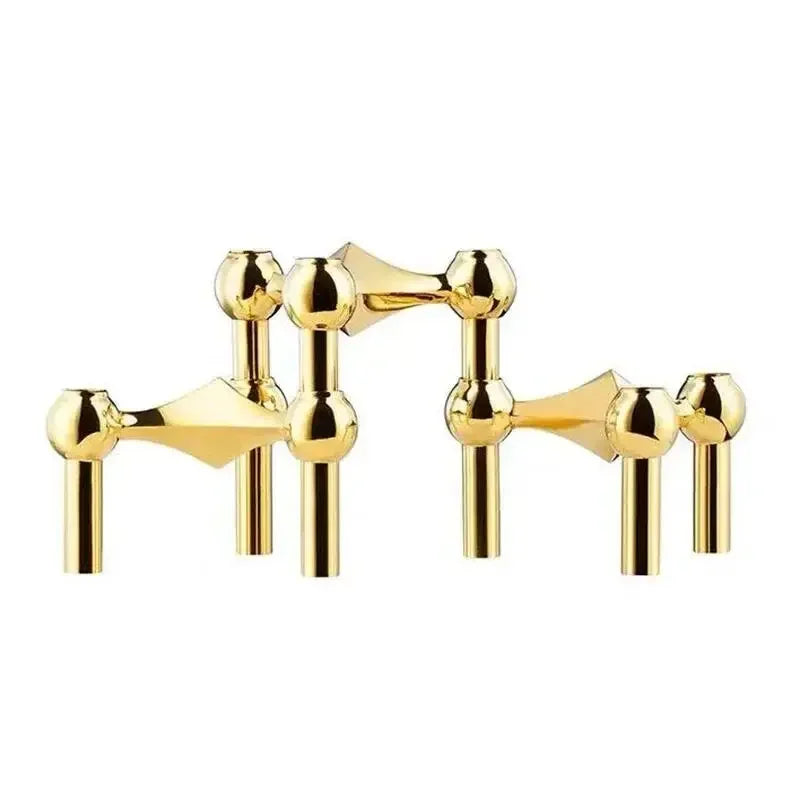 Metal Molecular Structure Candle Holder