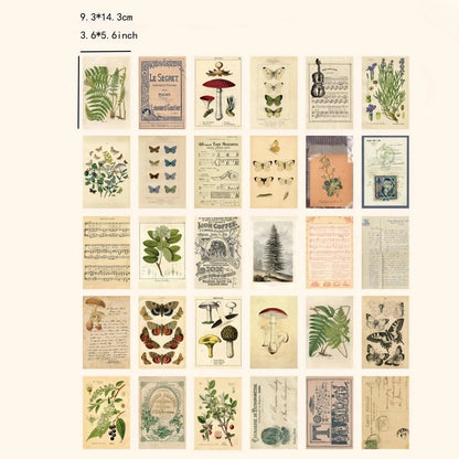 Vintage Spring Forest Collage Kit