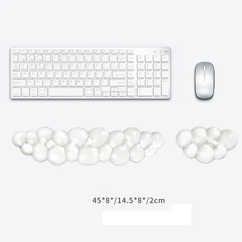 Cloud Keyboard and Mouse Wrist Rest