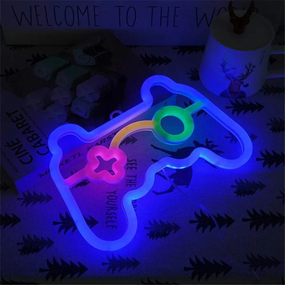 Game Console Neon Light