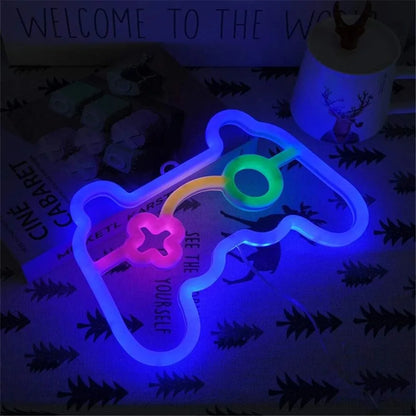 Game Console Neon Light