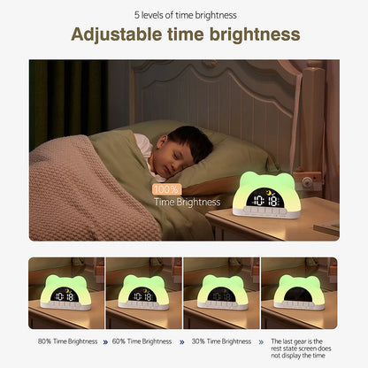 Cute Bear-Shaped Digital Clock