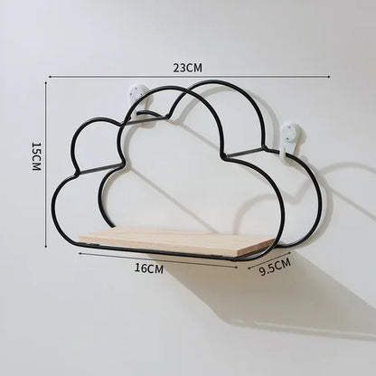 Iron Cloud Wall Shelf