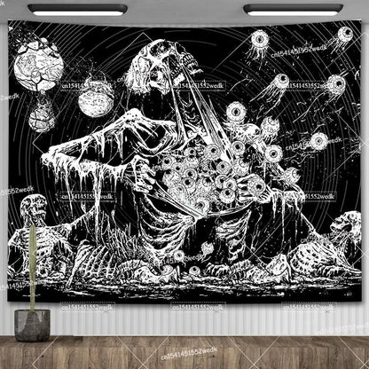 Skull Tapestry