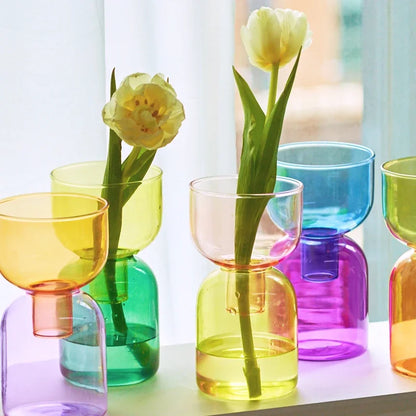 2pc Colorful Mini Vases