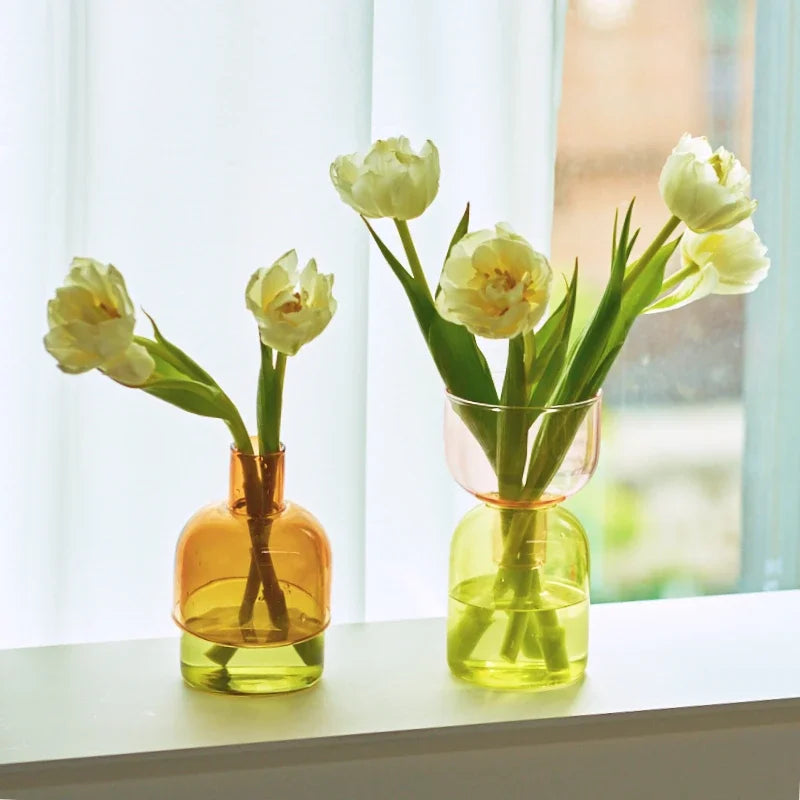 2pc Colorful Mini Vases