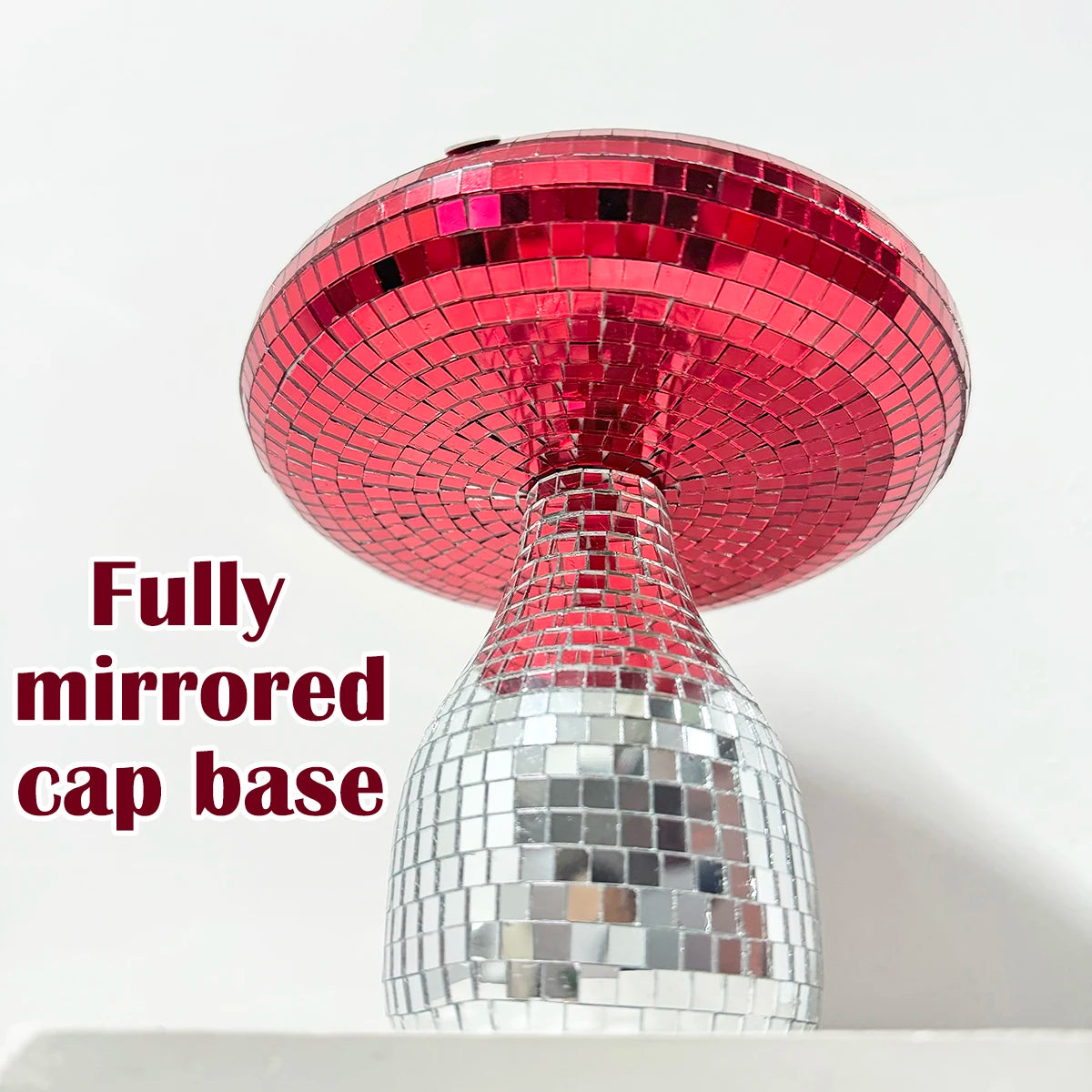 Retro Disco Mushroom Ornament