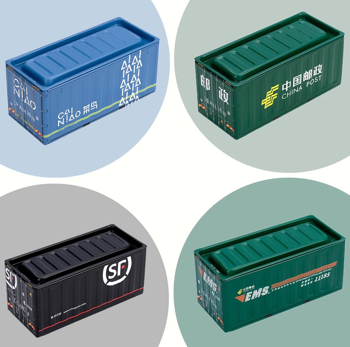Mini Industrial Style Storage Boxes