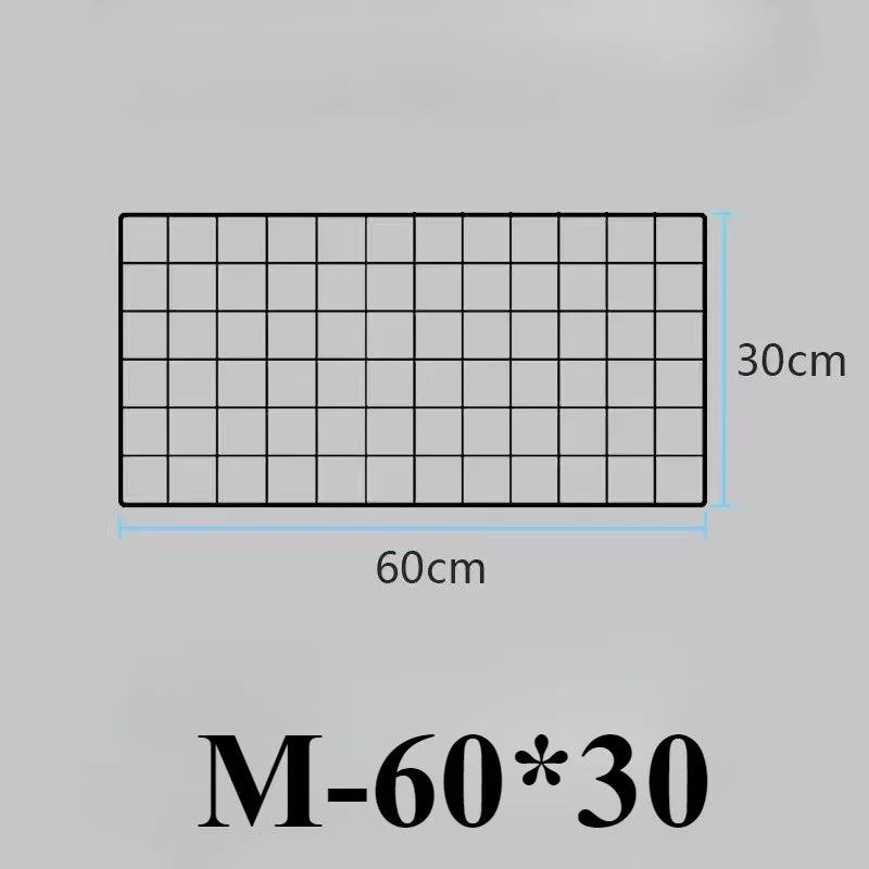 DIY Grid Wall Decor Hanging Rack