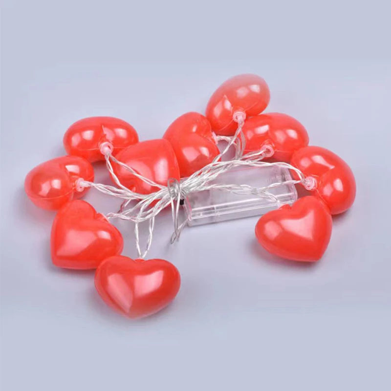 Red Heart String Lights