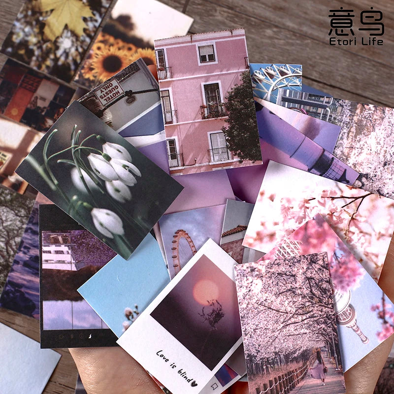 50 pcs Vintage Sticker Book