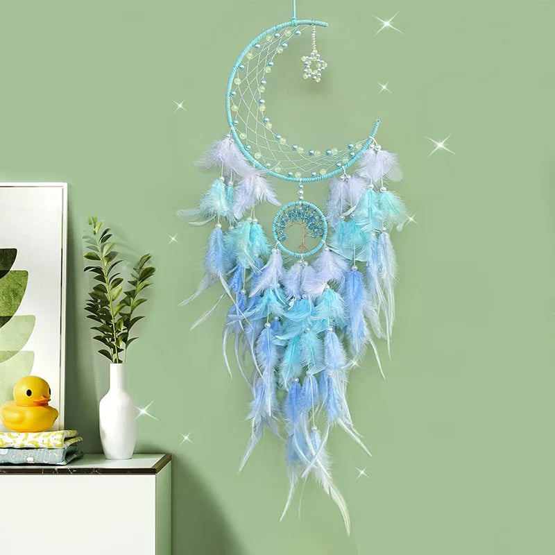 Handmade Natural Crystal Dream Catcher