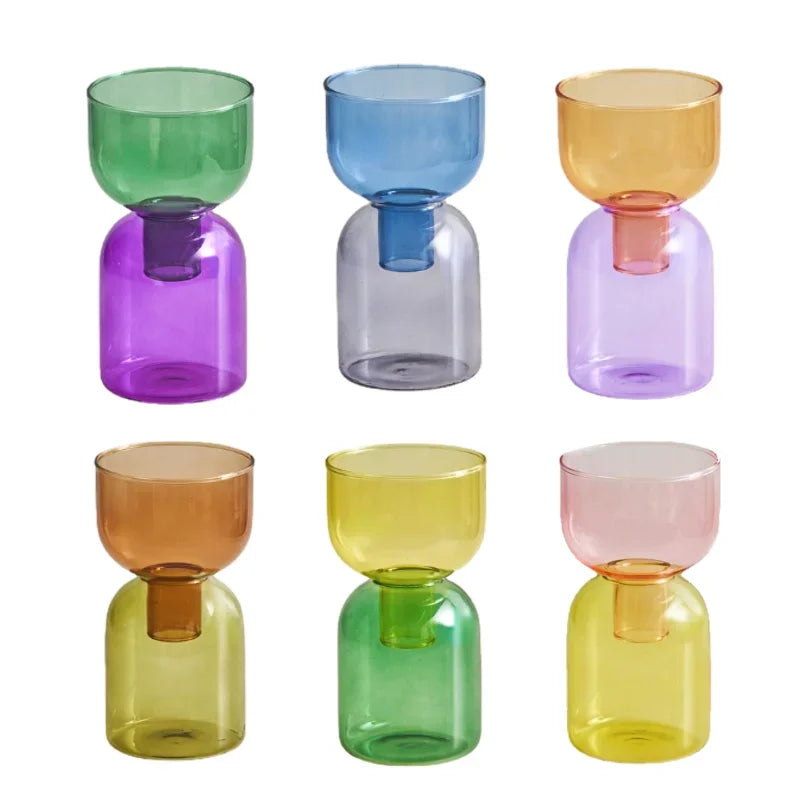 2pc Colorful Mini Vases