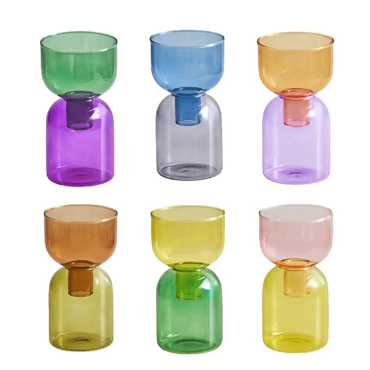 2pc Colorful Mini Vases
