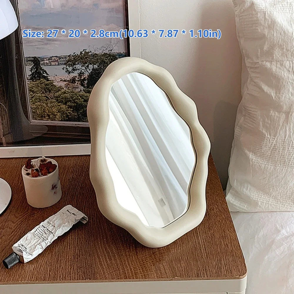 Cream Style Makeup Mirror