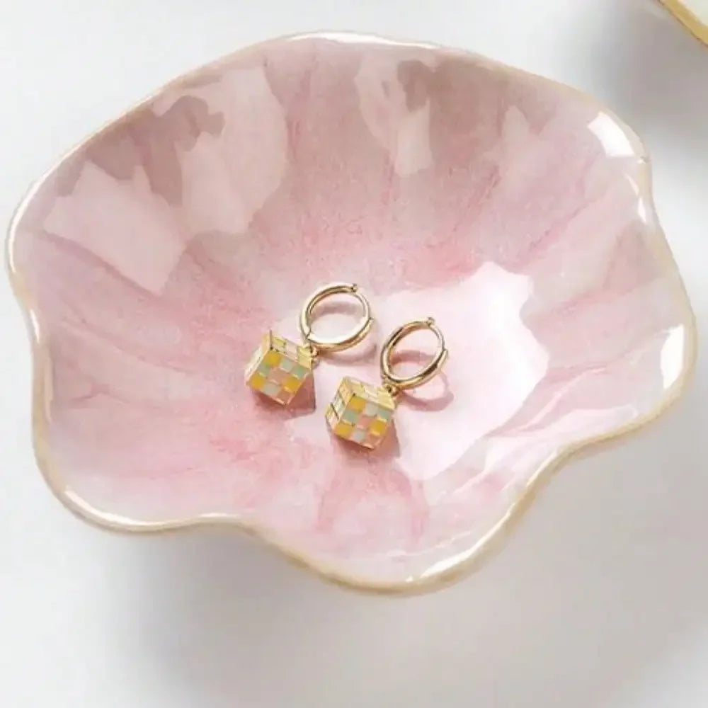 Lotus Leaf-Shaped Jewelry Tray