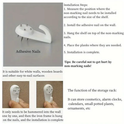 Iron Cloud Wall Shelf