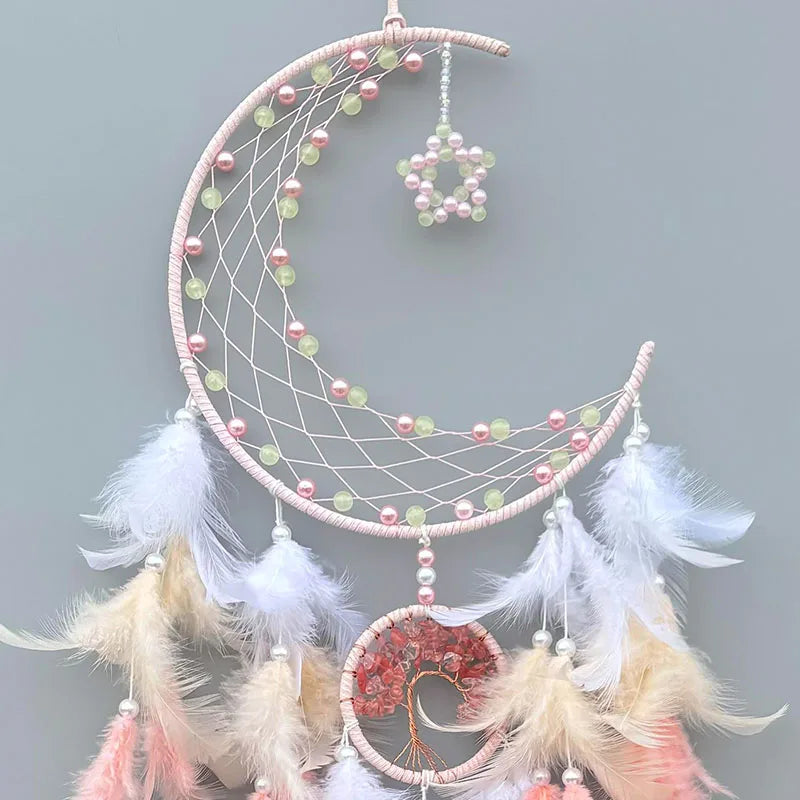 Handmade Natural Crystal Dream Catcher