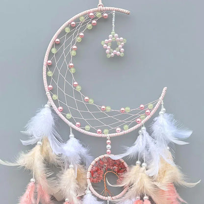 Handmade Natural Crystal Dream Catcher