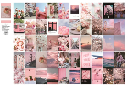 50 pcs Vintage Sticker Book