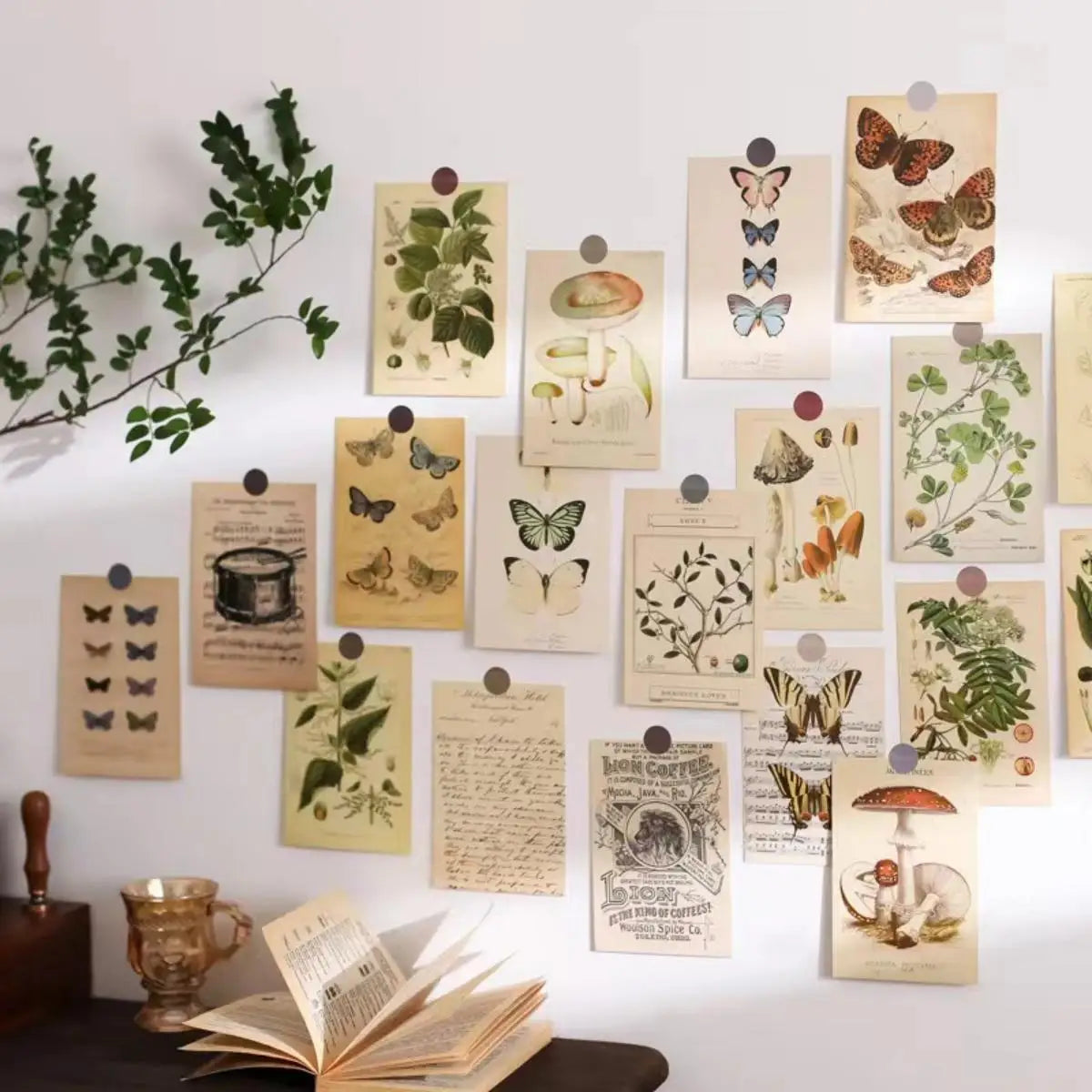 Vintage Spring Forest Collage Kit