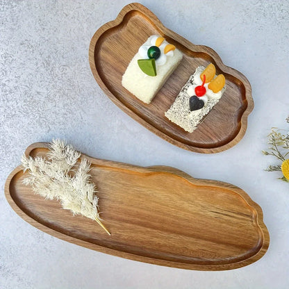 Japanese Style Wooden Tea Tray
