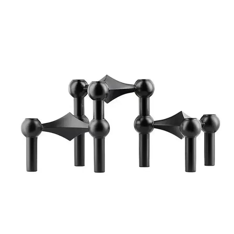 Metal Molecular Structure Candle Holder