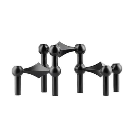 Metal Molecular Structure Candle Holder