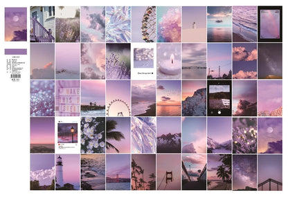 50 pcs Vintage Sticker Book