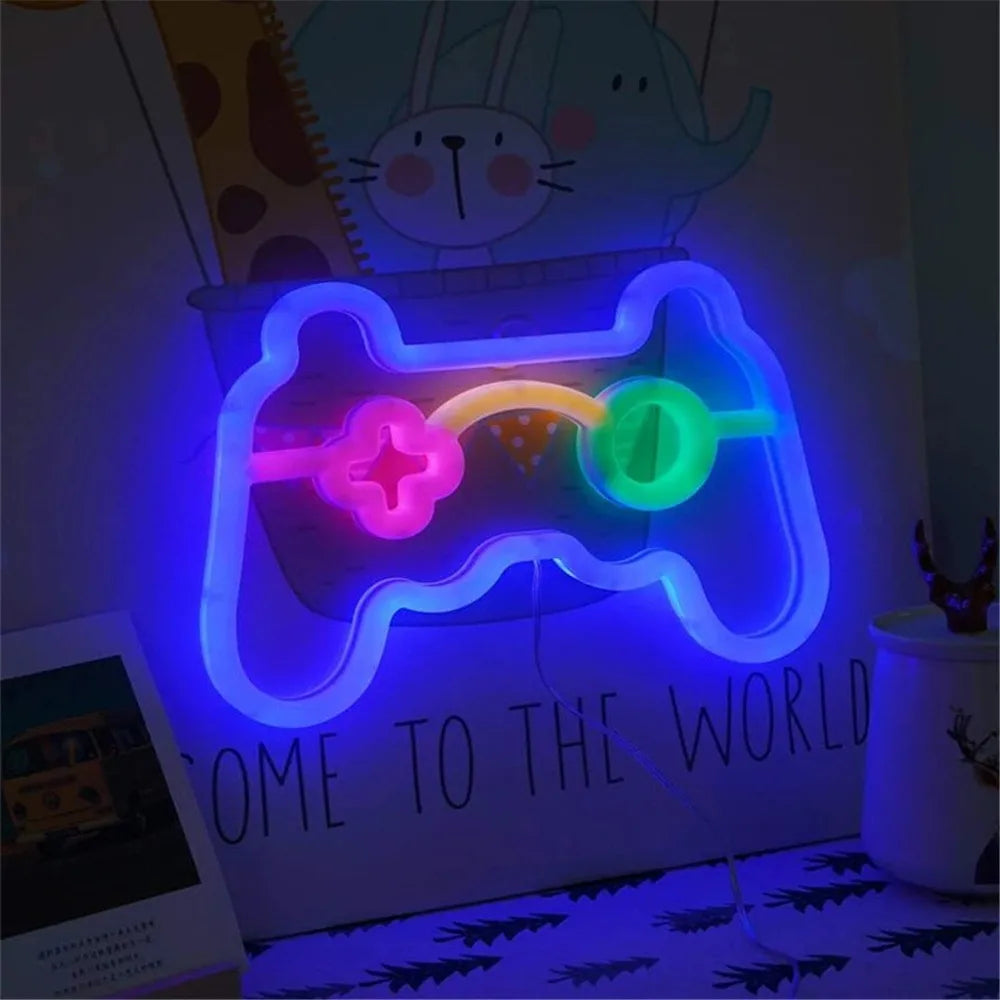 Game Console Neon Light