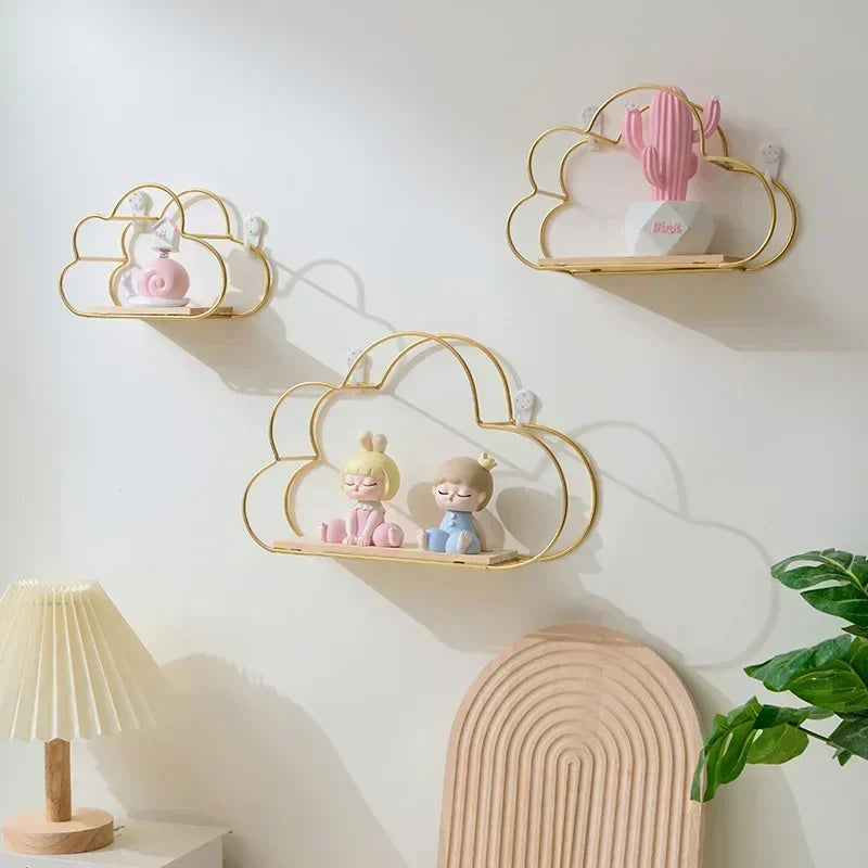 Iron Cloud Wall Shelf