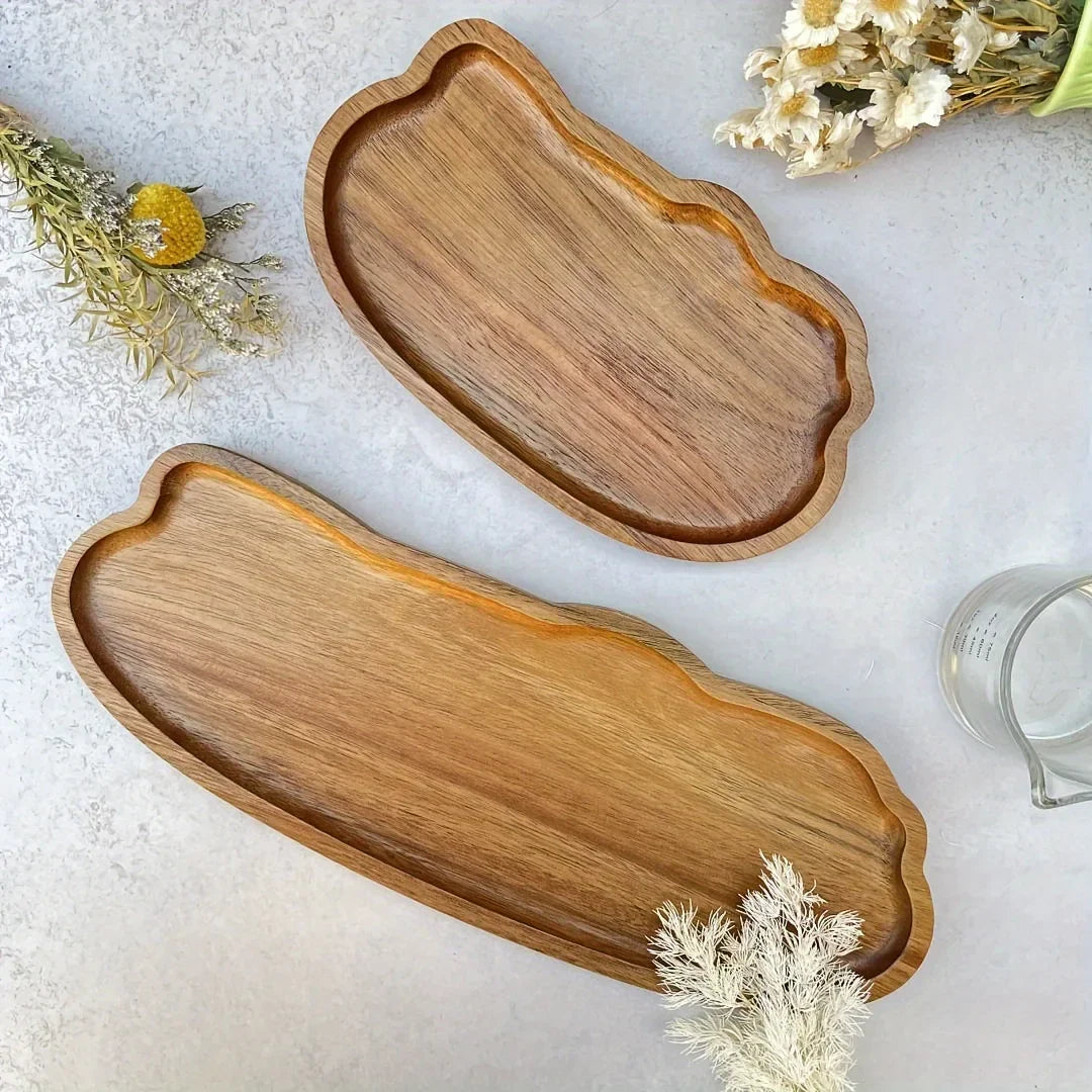 Japanese Style Wooden Tea Tray