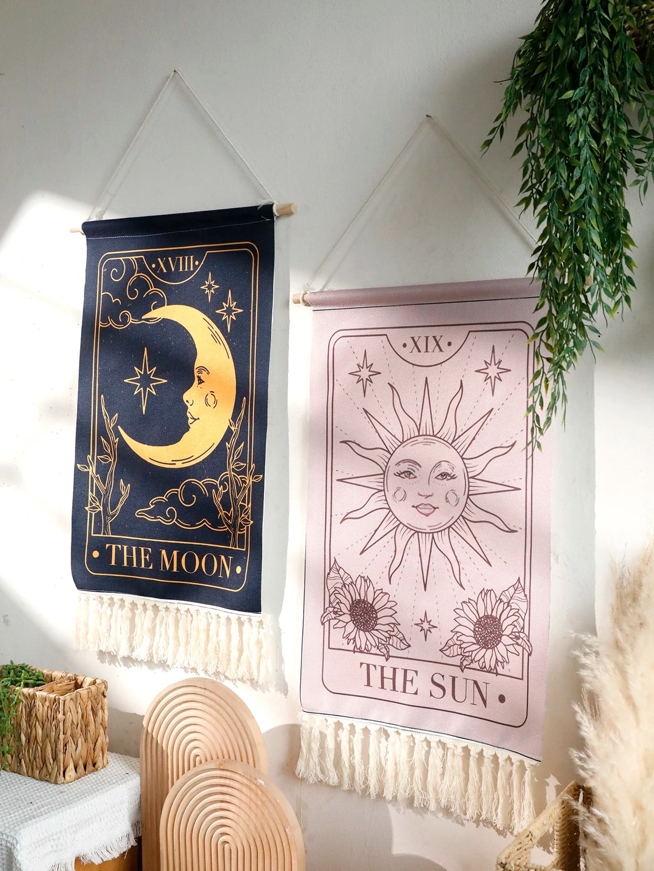 Moon Aesthetic Wall Tapestry