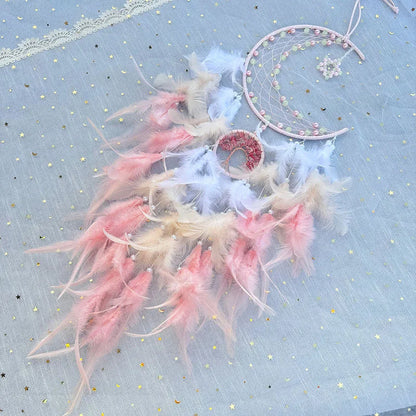 Handmade Natural Crystal Dream Catcher