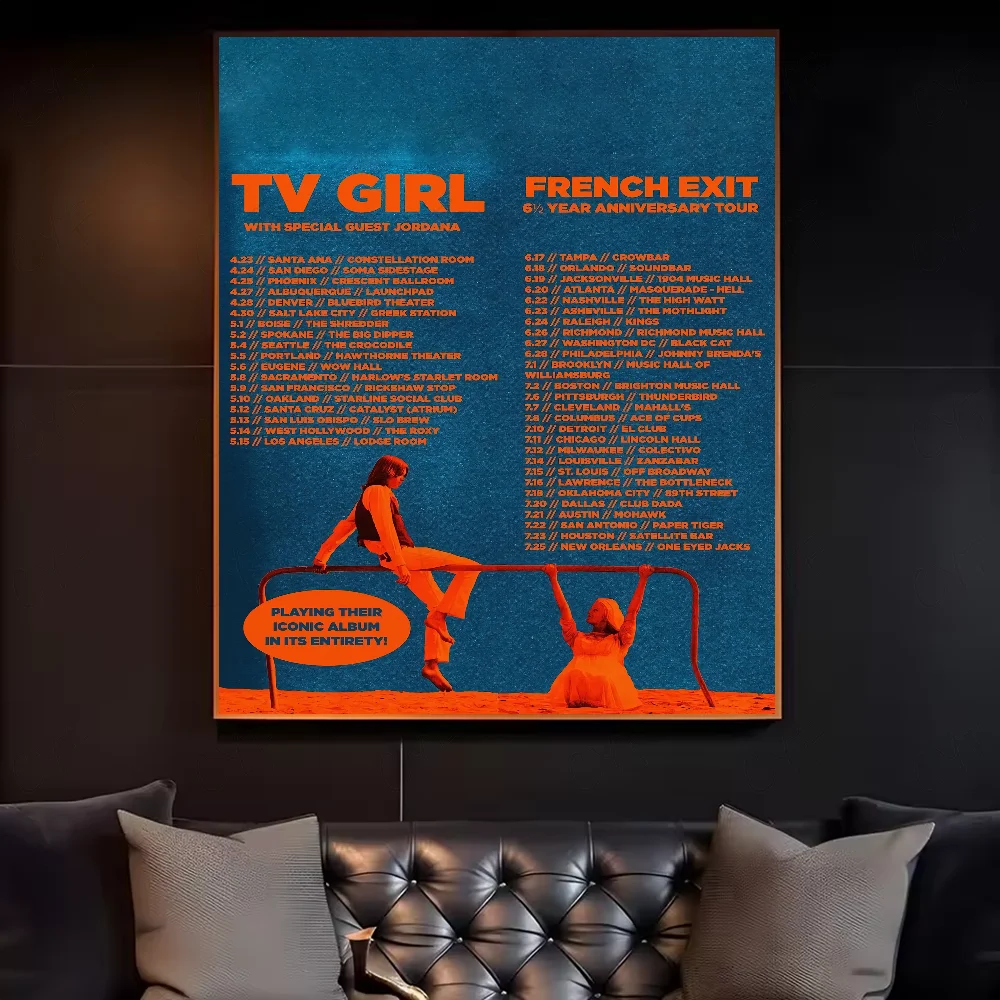 Retro TV Girl, French Exit, or Lovers Rock Poster