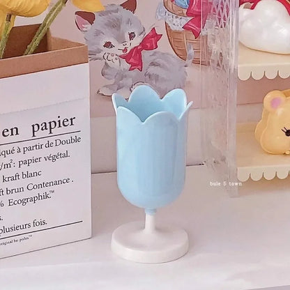 Pastel Tulip Pen Holder