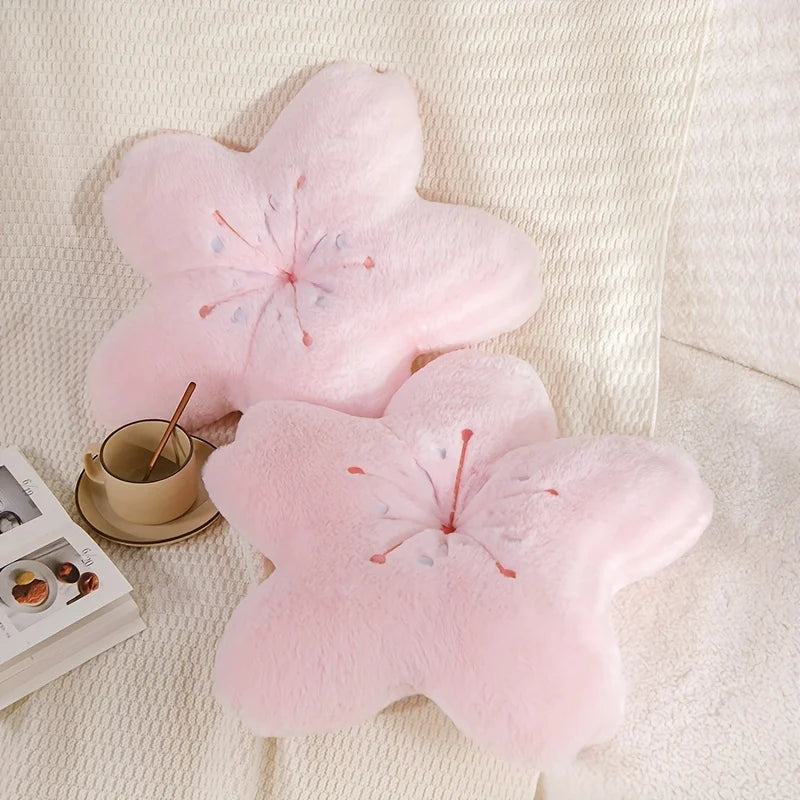 Cherry Blossom Flower Pillow