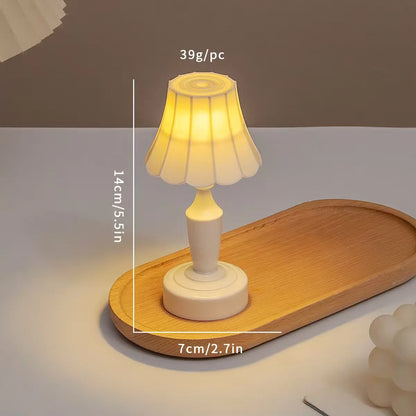 Miniature Retro Flower Desk Lamp