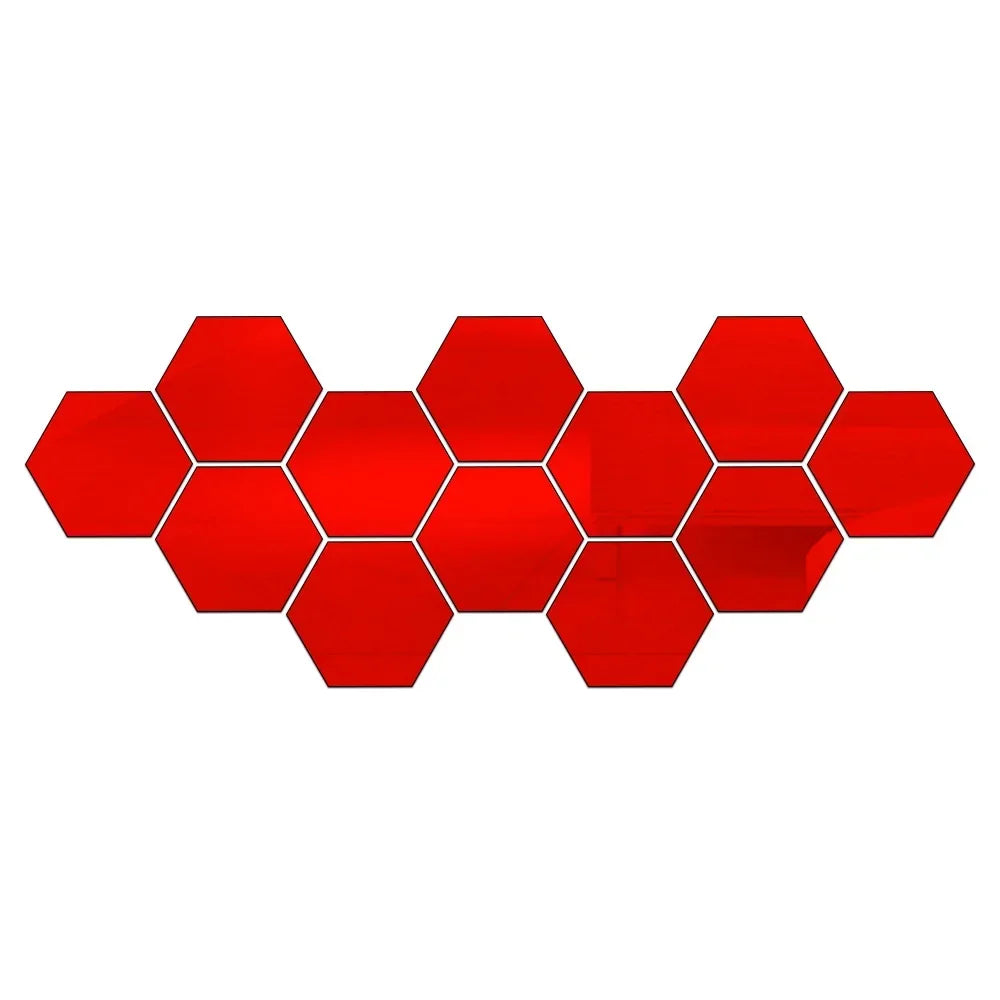 Hexagon Wall Mirror