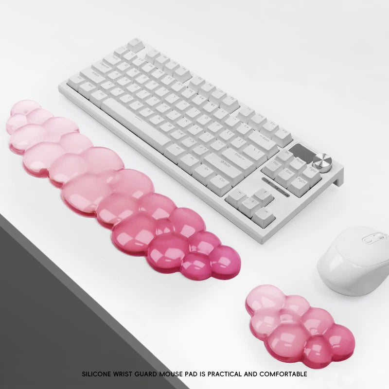 Cloud Keyboard and Mouse Wrist Rest