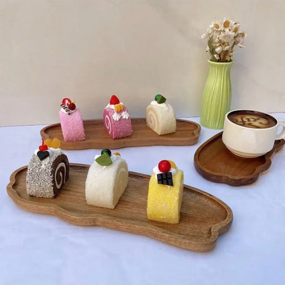 Japanese Style Wooden Tea Tray