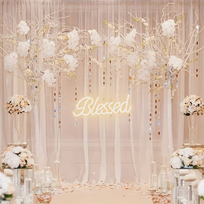 'Blessed' LED Neon Sign